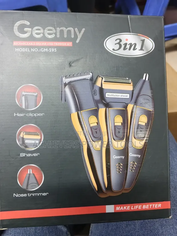 Rechargeable 3-in-1 Shaver & Trimmer - 1