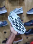 Adir Slip-on Canvas Shoes - Blue/White Geometric - 2