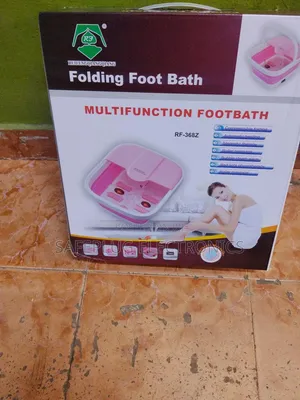 Multifunction Folding Foot Bath Massager - Heat & Bubble Spa