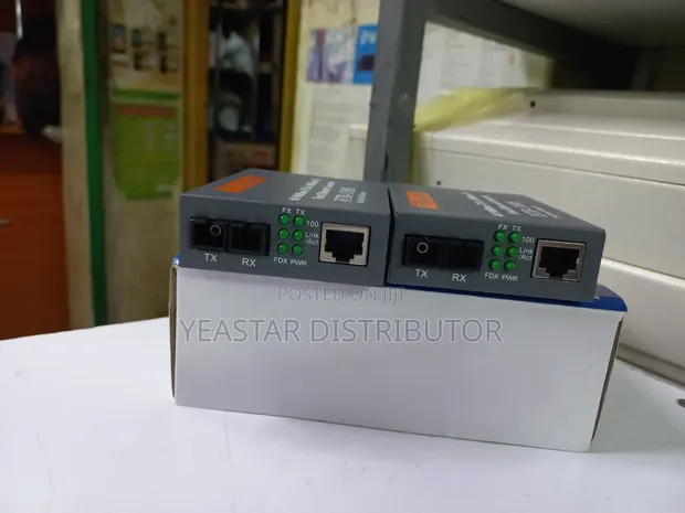 Dual Core 10/100Mbps Fibre Media Converter - 1