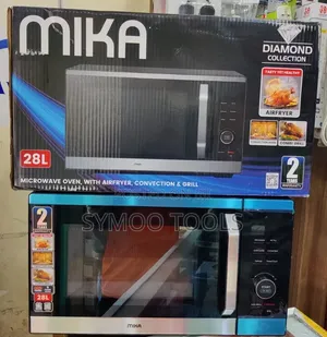 Mika 28L Digital Microwave Oven with Air Fryer, Convection & Grill