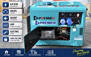 6.6kVA Silent Diesel Generator - Brand New