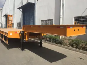 Lowbed Trailer Mpya ya CIMC na Huajin Motors