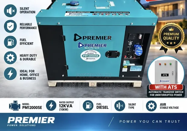 12kVA Silent Diesel Generator - 1