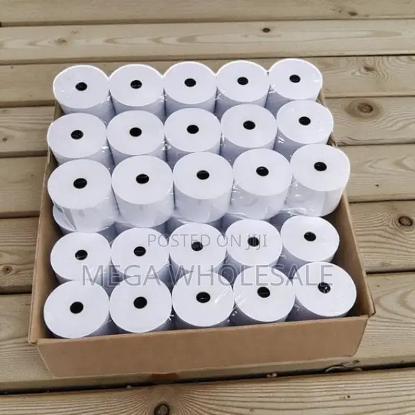 50 Pieces Full Box 80mm Thermal Paper Rolls - 1