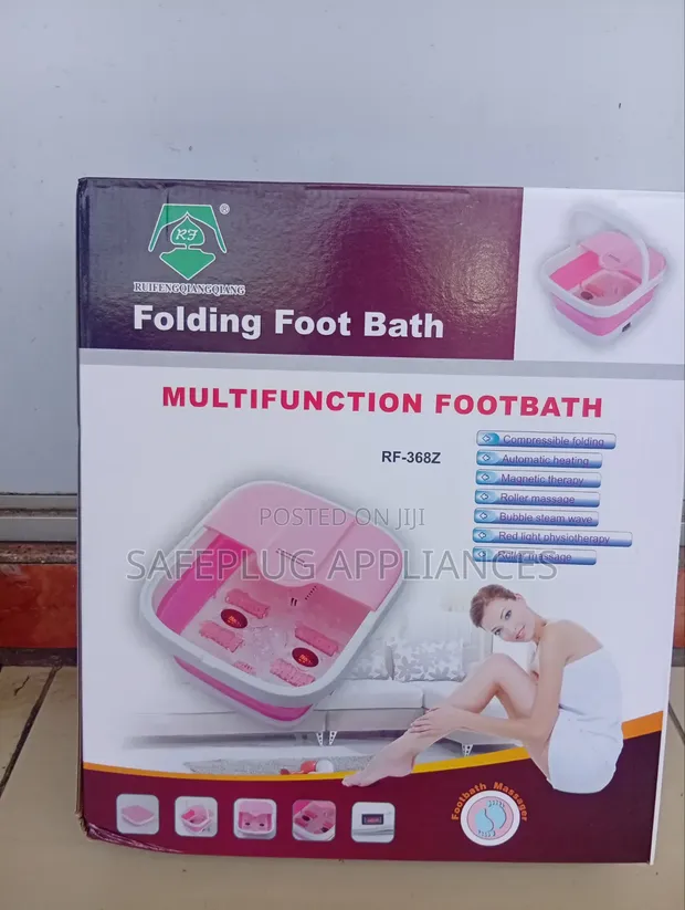 Portable Folding Foot Spa Basin - 1