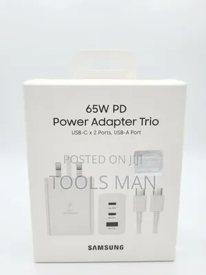 Samsung 65W PD Power Adapter Trio USB-C Charger