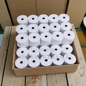 50-Piece Box Thermal Paper Rolls 80x80x13mm