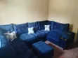 Brand New L-Shaped Sofa Set - Blue Fibre Spring - 5