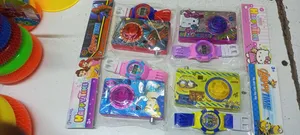 Kamera ya Toy ya Watoto Yenye Mandhari ya Katuni na Saa Bure