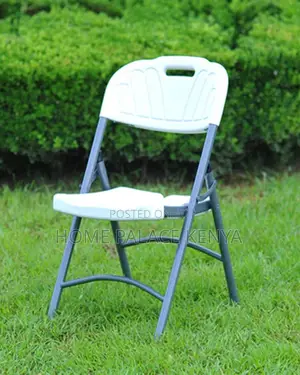 Comfortable Modern Folding Dining Chair - White
