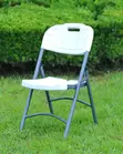 Comfortable Modern Folding Dining Chair - White - 1