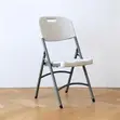 Comfortable Modern Folding Dining Chair - White - 2