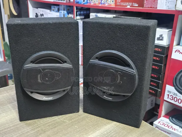 Pioneer 400W 6.5-Inch Midrange Speakers with Cabinets (Pair) - 1