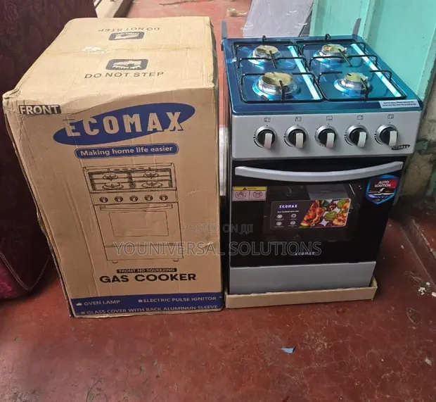 Ecomax 50x55 Four Gas Cooker with Electric Oven - 1