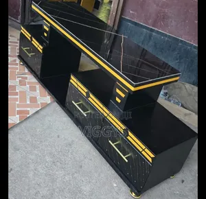 Executive TV Stand with Marble Top