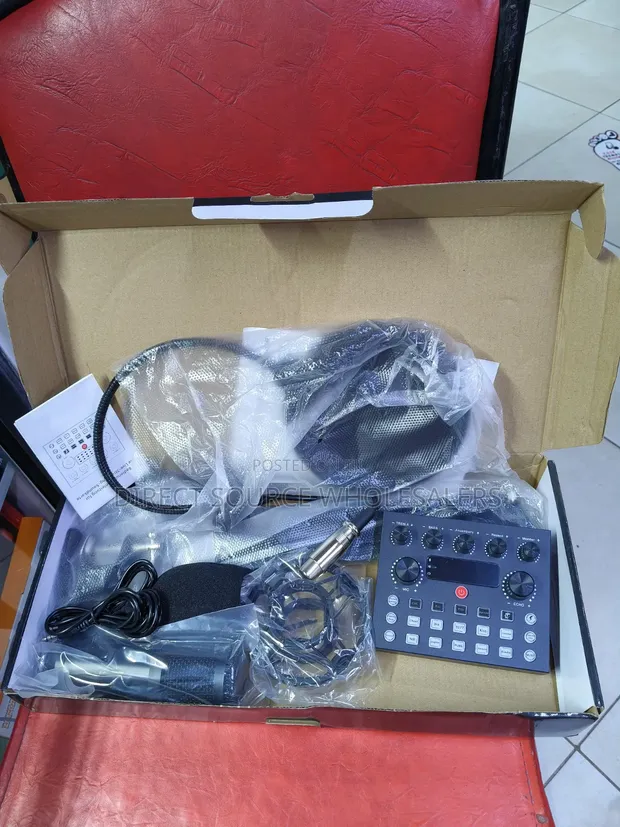 BM800 Microphone Kit with V8SK Sound Card - 1