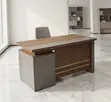 1.4m Executive Office Desk - Modern Brown - 5