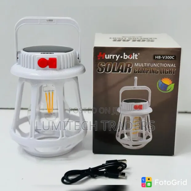 HurryBolt Mwanga wa Multifunctional wa Solar wa Kupiga Kambi - 1