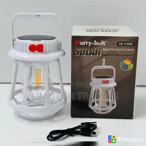HurryBolt Mwanga wa Multifunctional wa Solar wa Kupiga Kambi