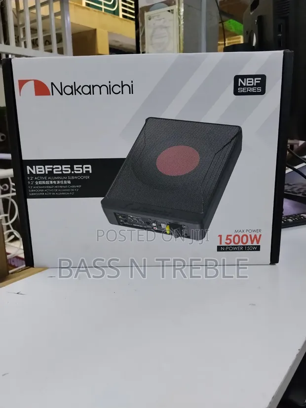 Nakamichi NBF25.5A Active Under-Seat Subwoofer - 1