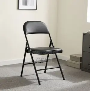 Durable Steel Folding Office Chairs - Black
