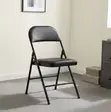 Durable Steel Folding Office Chairs - Black - 1