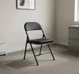 Durable Steel Folding Office Chairs - Black - 5