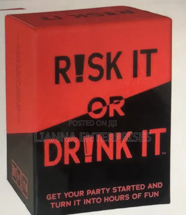 Risk It or Drink It Adult Party Game - 1