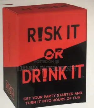 Risk It or Drink It Mchezo wa Sherehe za Watu Wazima