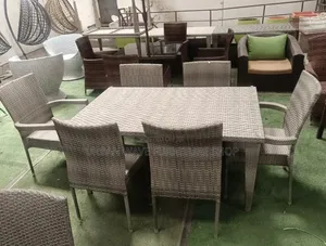 Outdoor Rattan Dining Set - 4 Seater