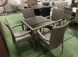 Outdoor Rattan Dining Set - 4 Seater - 2