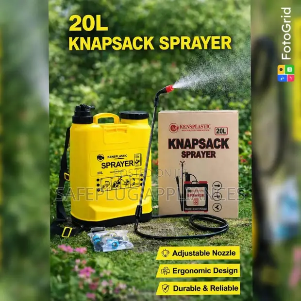 20L Knapsack Sprayer - Portable Farm & Garden Machine - 1