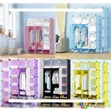 3-Column Plastic Wardrobe - Spacious Clothes Organizer - 2