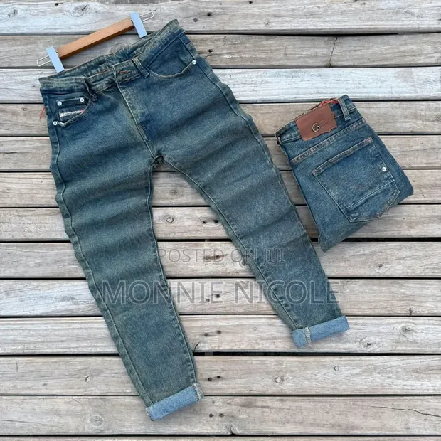 Suruali za Jeans za Mitindo kwa Wanaume - 1