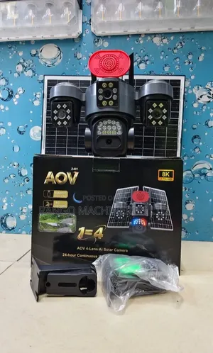 AOV 4-Lens AI Smart Solar Camera with 4G/eSIM