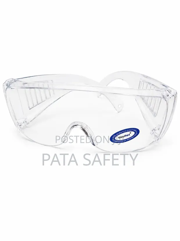 Vaultex Clear Heavy Industrial Safety Goggles - 1