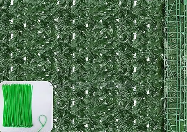 Premium Artificial Balcony Green Fence - 3m x 1m - 1