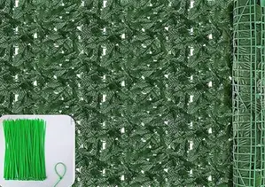 Premium Artificial Balcony Green Fence - 3m x 1m