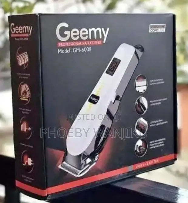 Geemy Mashine ya Kunyoa Inayochajiwa Bila Waya - 1