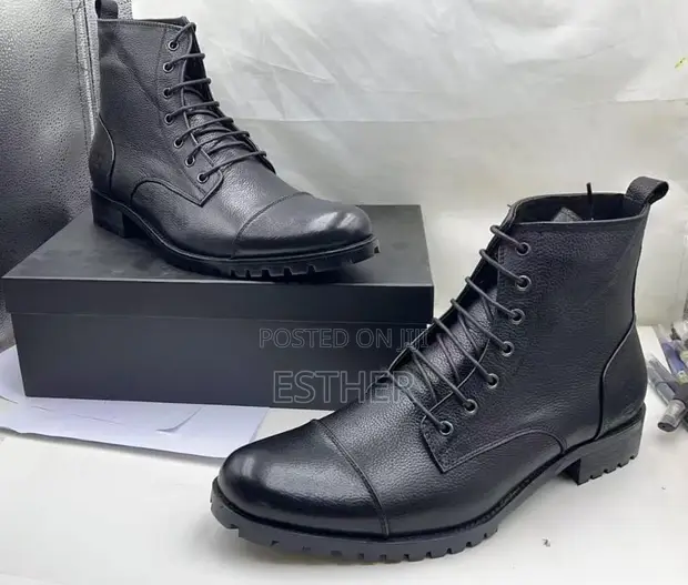 Men's Premium Leather Casual Boots - 1