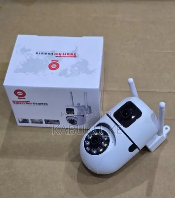 V380 Dual Lens WiFi Bulb Camera - Wall Mounted Security - 1