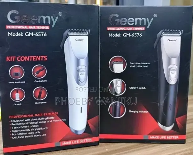 Geemy GM-6576 Mini Professional Cordless Trimmer - 1