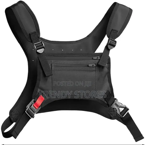 Sports Chest Vest Bag - Lightweight, Water-Resistant - 1