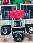 4-Lens 6MP Solar 4G CCTV Camera with AI Tracking - 2