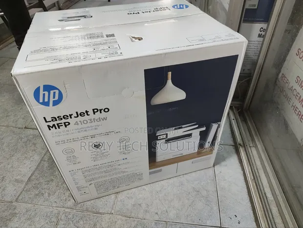 HP MFP 4103fdw Printer ya Laser Nyeusi na Nyeupe - 1