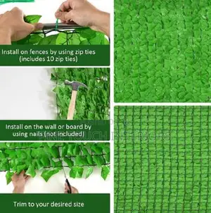 Artificial Green Balcony Screen - 3m x 1m
