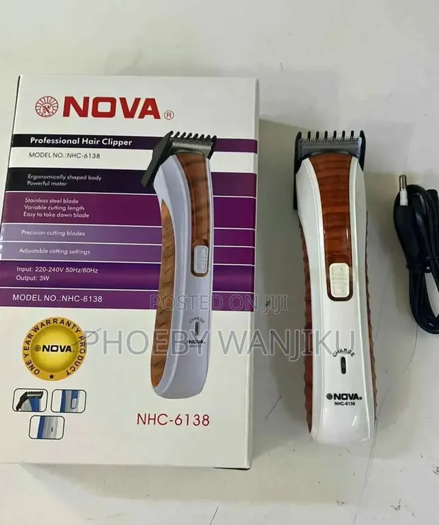 Nova NHC-6138 Rechargeable Hair Clipper & Beard Trimmer - 1