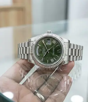 Rolex Day-Date Automatic Watch - Kijani Sunburst Dial