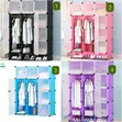 3-Section Plastic Wardrobe - Brand New - 1
